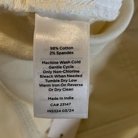 Talbots Women's Corduroy Cotton Stretch Classic 5 Pocket Trousers Size 10P NWT - Picture 9 of 14